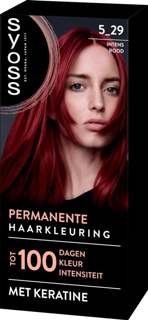 SYOSS – Coloration 5-29 Intensives Rot – Haarfärbemittel – Grauabdeckung – Reduziert Haarbruch - 1 Stück