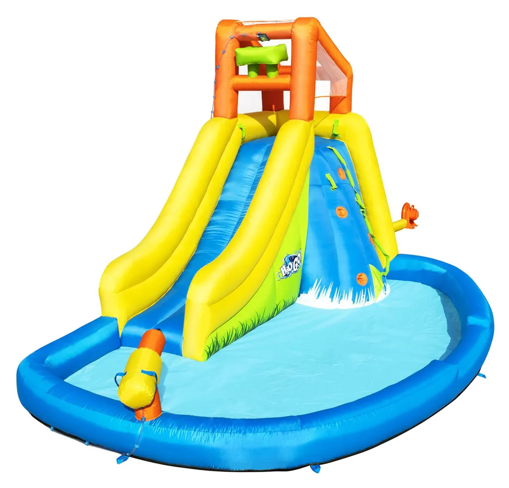 Parc Aquatique Gonflable Mount Splashmore : Montage Rapide en 2 Minutes