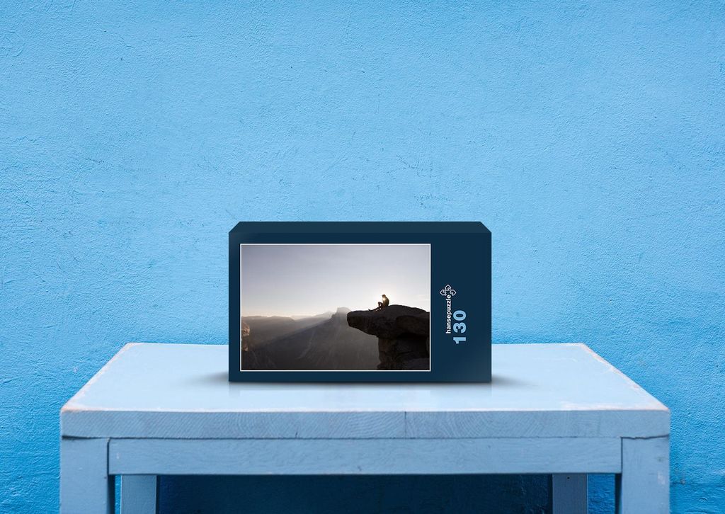 hansepuzzle 23889 - Yosemite Nationalpark Puzzle, 130 Teile, Natur, 28,7 x 20,0cm mit hochwertiger Aufbewahrung, Kartonbox & Beutel