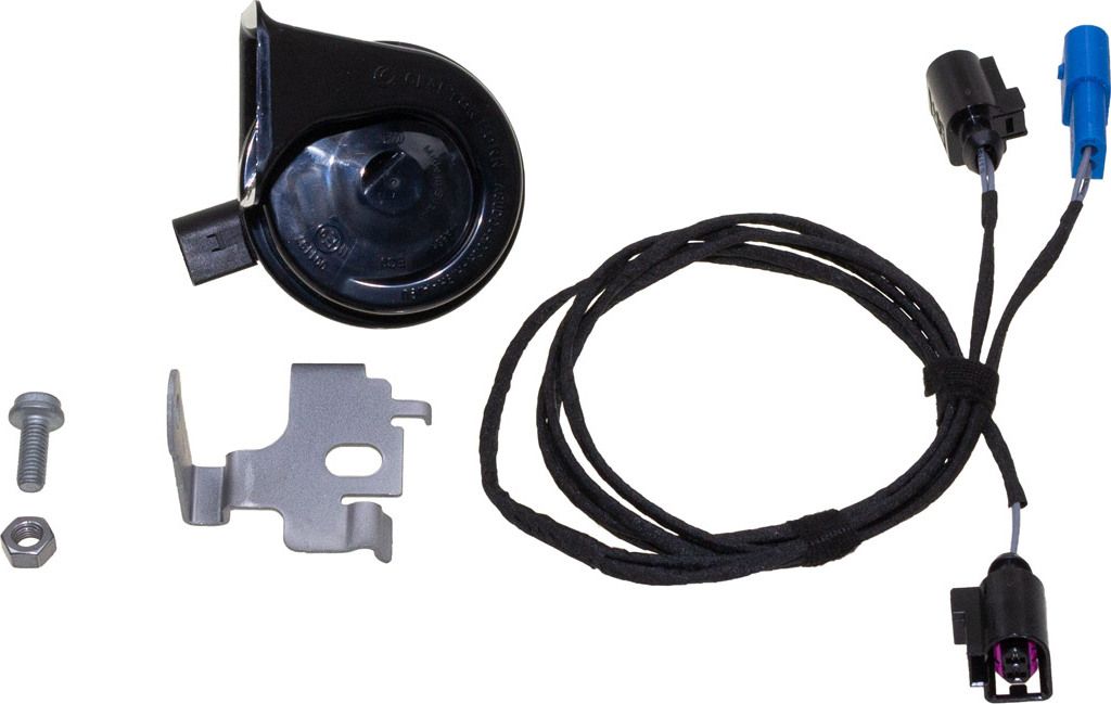 Original Kufatec Nachrüstsatz Doppelton Signalhorn Fanfare für VW T-Roc A11