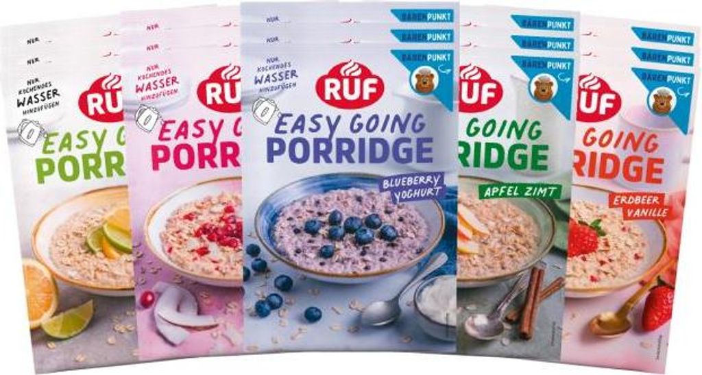 RUF Probier Set Porridge Fruchtig (15 Stück)