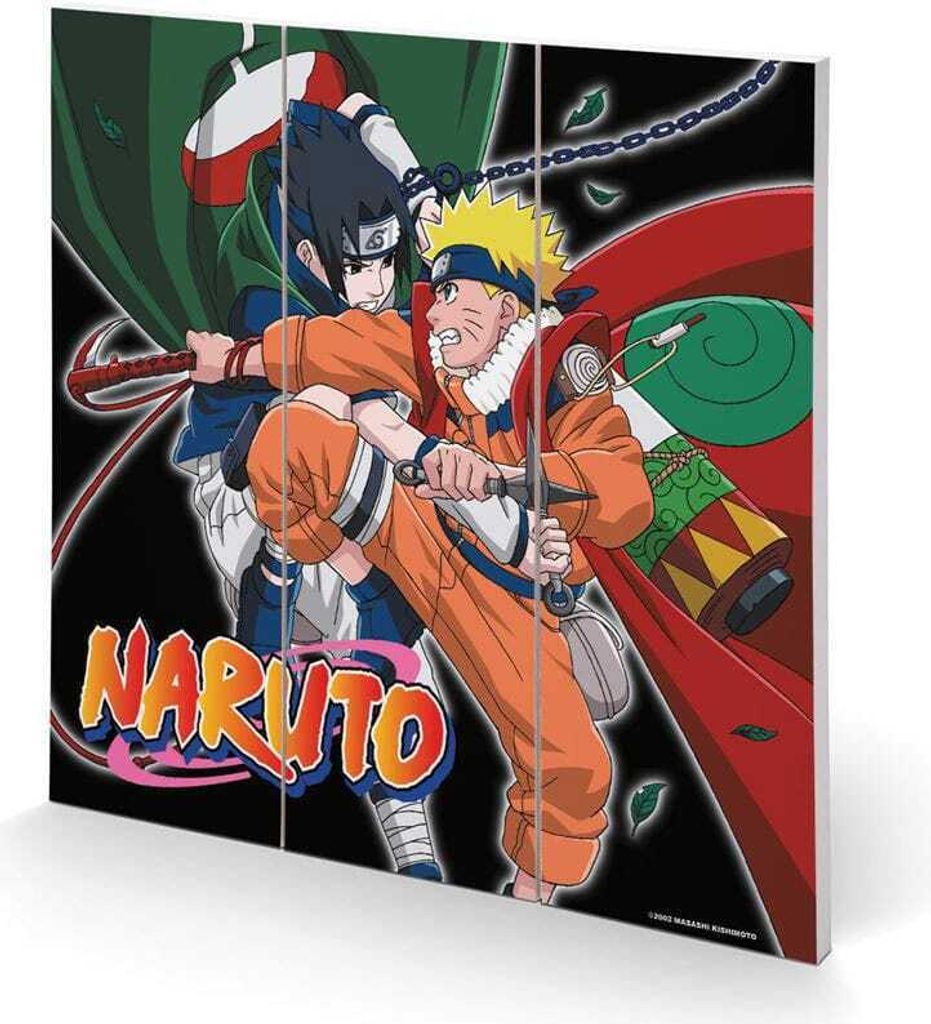Pyramid International Naruto Holzdruck Training To Surpass The Other