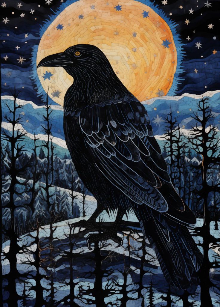 Plakat 39,5x55cm Krähenverwirrer