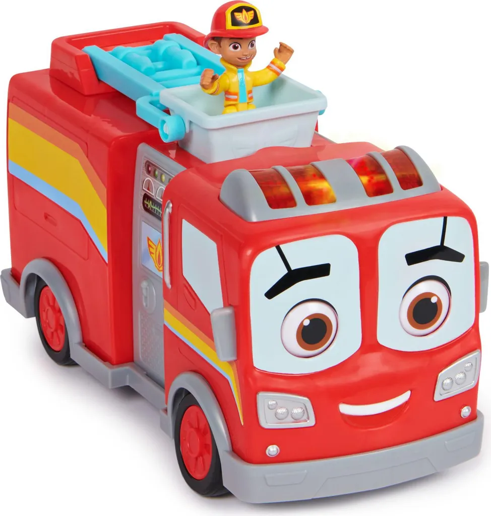 Disney Firebuds Bo et Flash Camion de pompiers interactif à effets son - 3