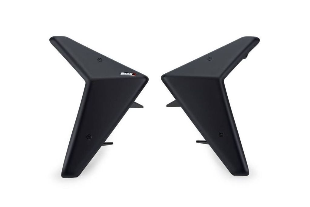PUIG 21475J Naked Side Spoiler passend fuer DUCATI STREETFIGHTER V2 Mattschwarz