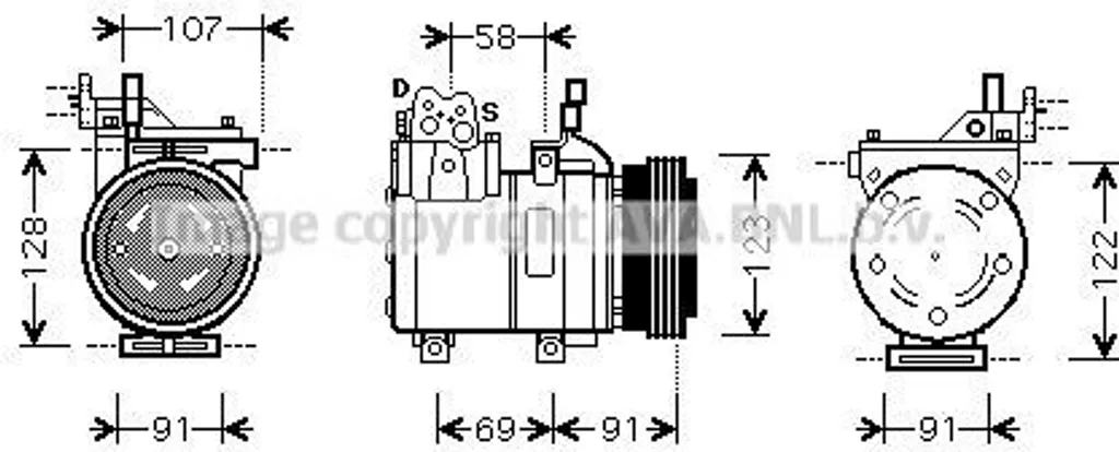 Compresseur climatisation pour Tucson et Sportage - Air frais garanti