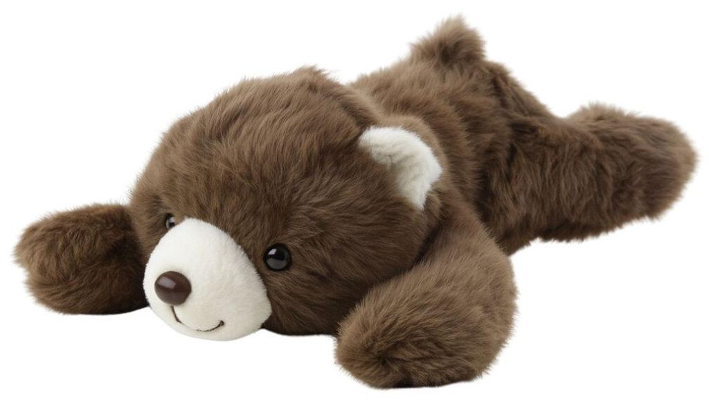 Lean Plüsch Maskottchen Umarmungen Liegender Bär Braun 30Cm