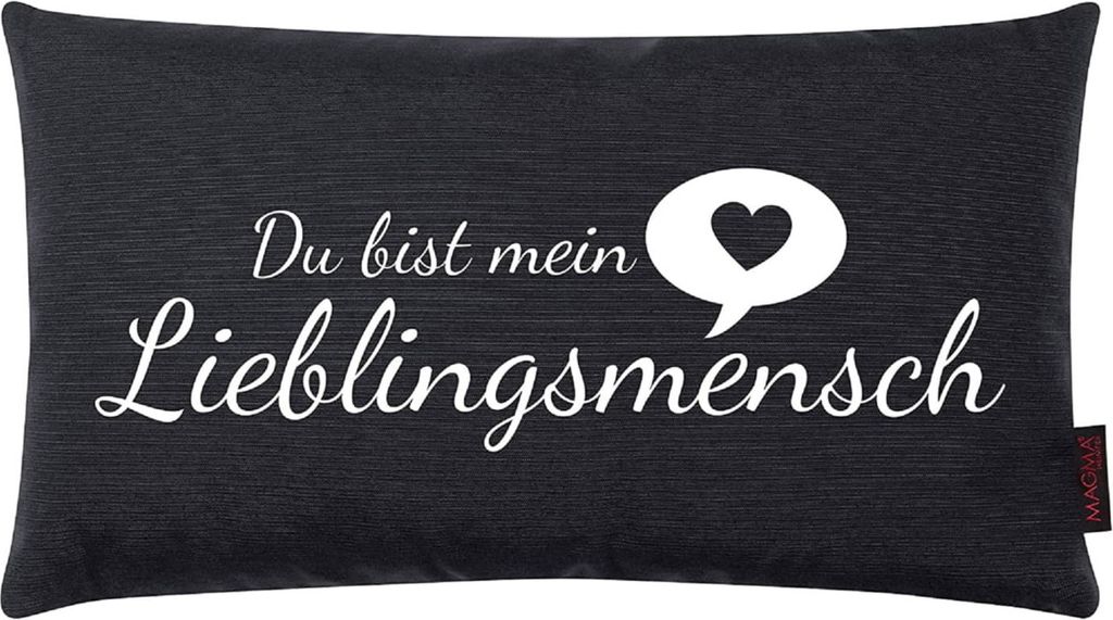 Dekokissen Lieblingsmensch 30 x 50 cm,  Rosa Produktbild 