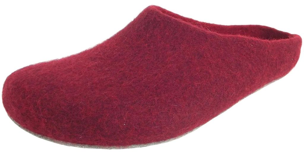 Gottstein Magicfelt 701 Damen Wollfilz-Pantoffel weinrot Produktbild 