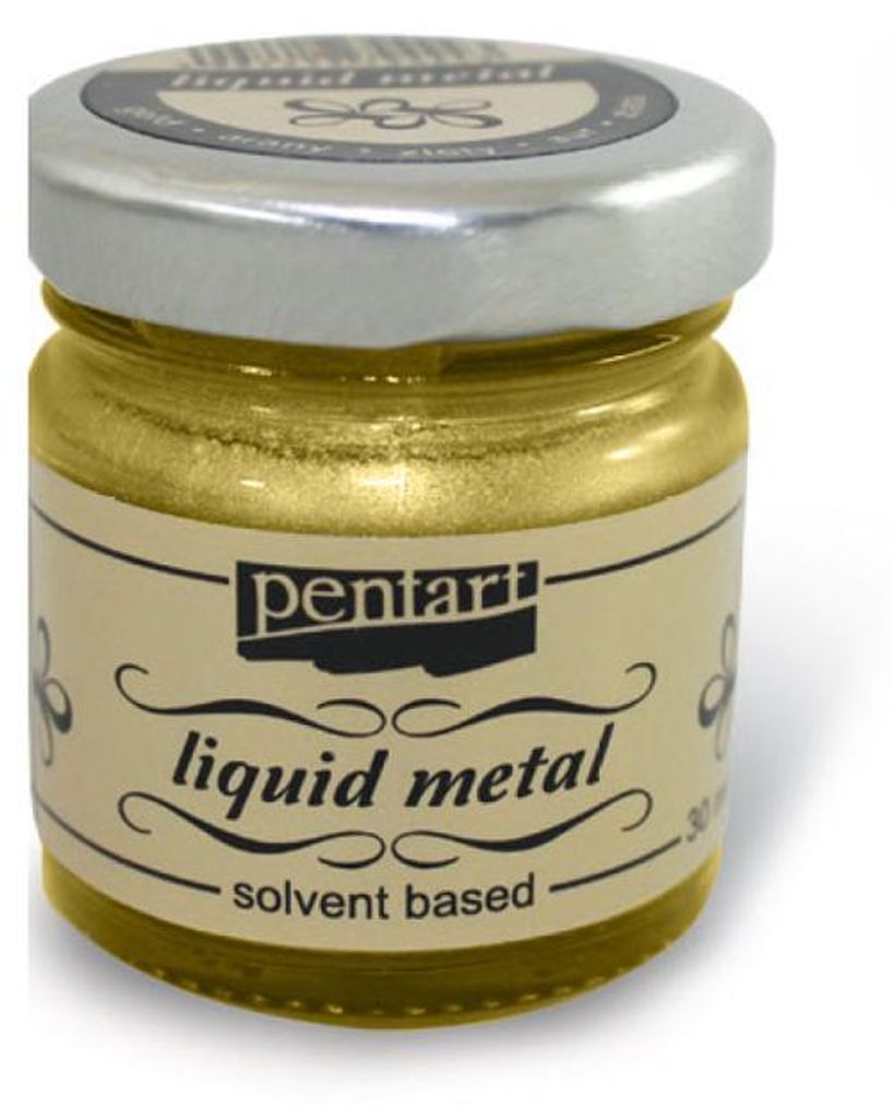 Metallo liquido Pentart, colore metallizzato 30 ml - Immagine del prodotto 