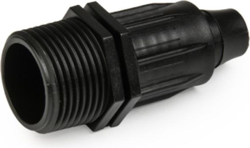 Verbinder auf 16mm PE Rohr Fitting Kupplung AG 3/4" Bradas Produktbild 