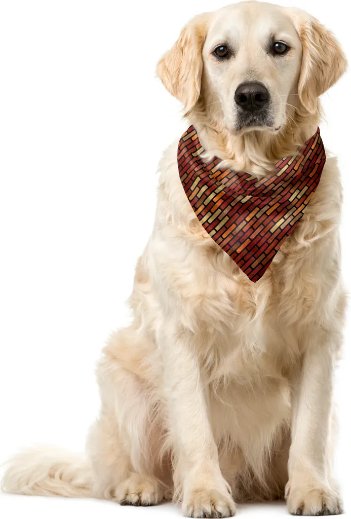Accessorio Cane ABAKUHAUS Muro di Mattoni 40cm - Bandana Lavabile