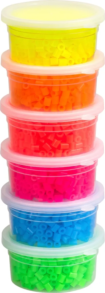 Kit créatif 4X Perles à repasser Neon KNORR prandell pour activités enfant