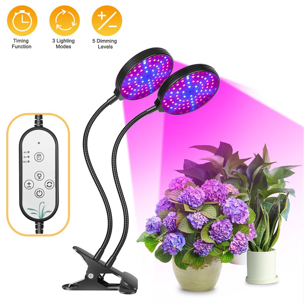 27W LED Pflanzenlampe Dimmbar Pflanzenlicht Wachstumslampe Mit Timing Funktion 