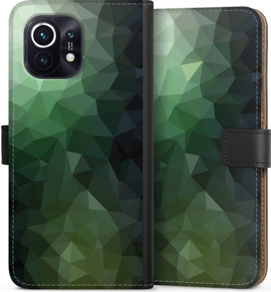DeinDesign Klapphülle für Xiaomi Mi 11 Handytasche Lederhülle Tasche Geometric Mosaik Tarnmuster