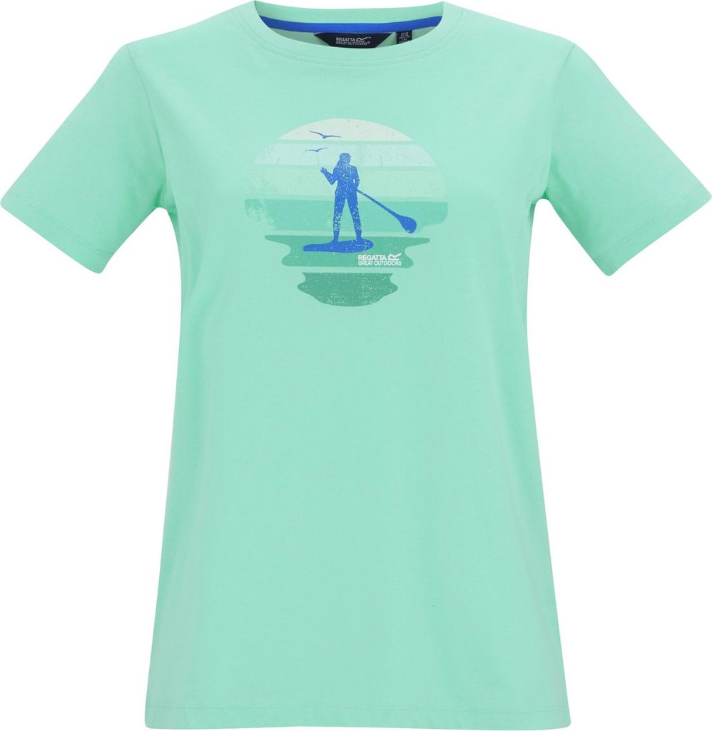 Regatta - "Filandra VX" T-Shirt für Damen RG12578 (42 DE) (Eisgrün)