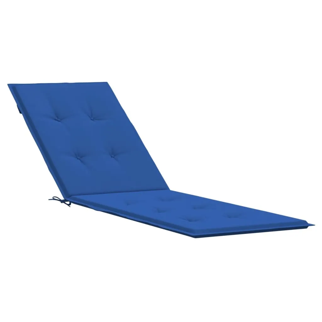 Cuscino Imbottito vidaXL per Sdraio Blu Reale 180cm - Relax in Giardino