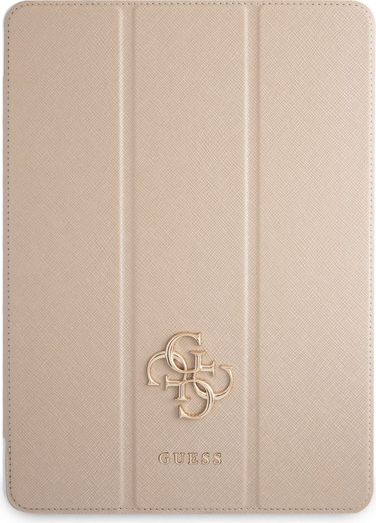 Guess Folio iPad Pro 11 inch (2021) Book Case Tablet Cover - Gold - Saffiano Leather
