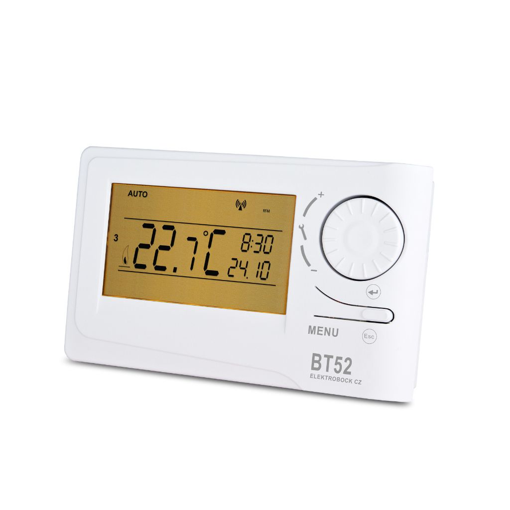 ELEKTROBOCK BT52 Kabellos programmierbar Regler, OpenTherm+ (OT+) Kommunikation