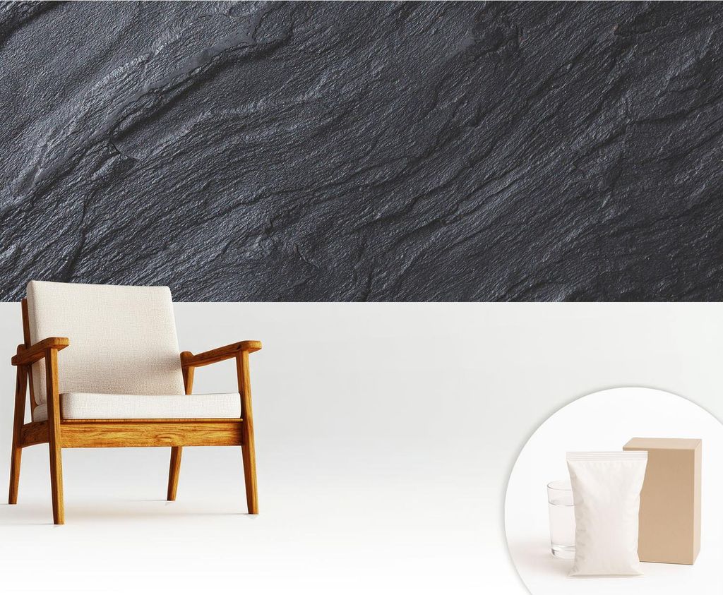 Fototapete - 250x104 cm - Tapete - Wandtapete - Wandbilder - Dekofolie - Tapete Folie - Wand - Dekoration - Wohnzimmer - Steinstruktur