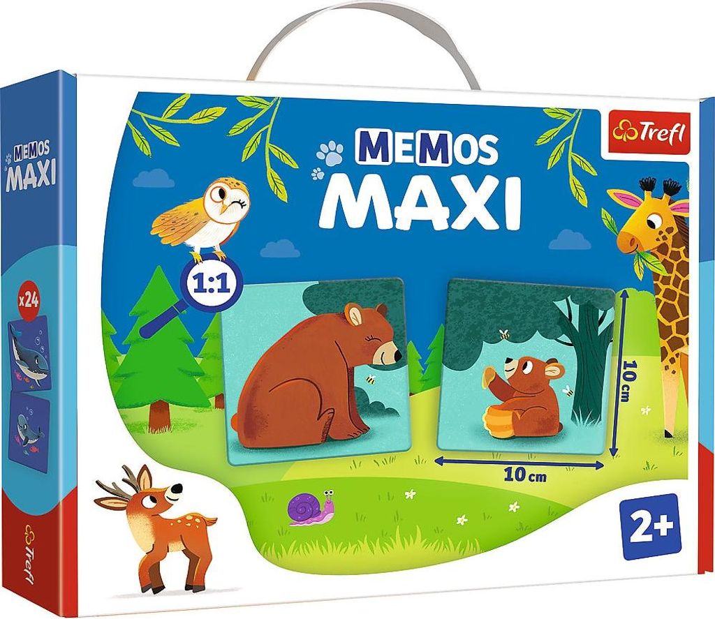 Trefl Memo Maxi Animali Immagine del prodotto 