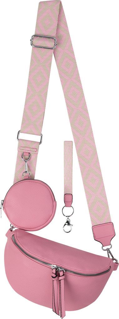 Bauchtasche Crossbody-Bag Umhängetasche Kunstleder Produktbild 