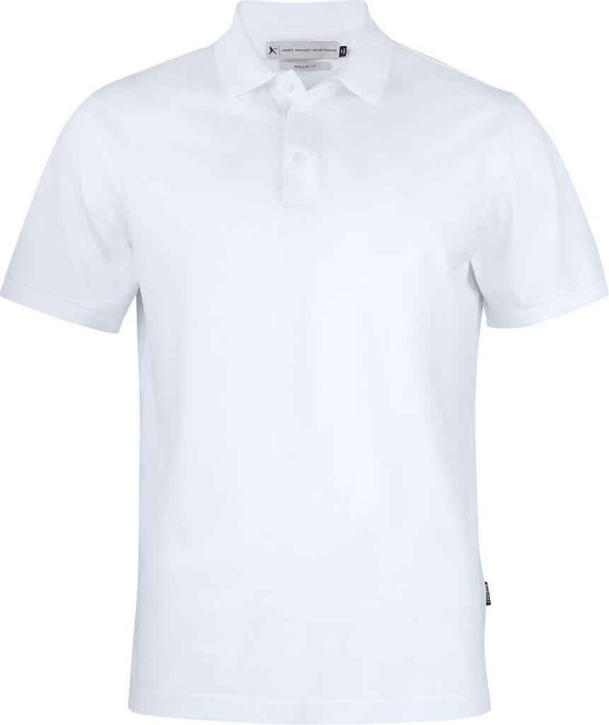 Polo-Shirt Harvest Regular Fit Sunset aus 95% gekämmter Baumwolle, 5% Elasthan, 200 g/m², mit Seitenschlitzen und passenden Knöpfen