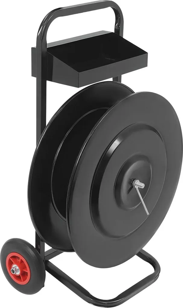 Chariot de cerclage en acier inox pour feuillards plastique et acier 80kg