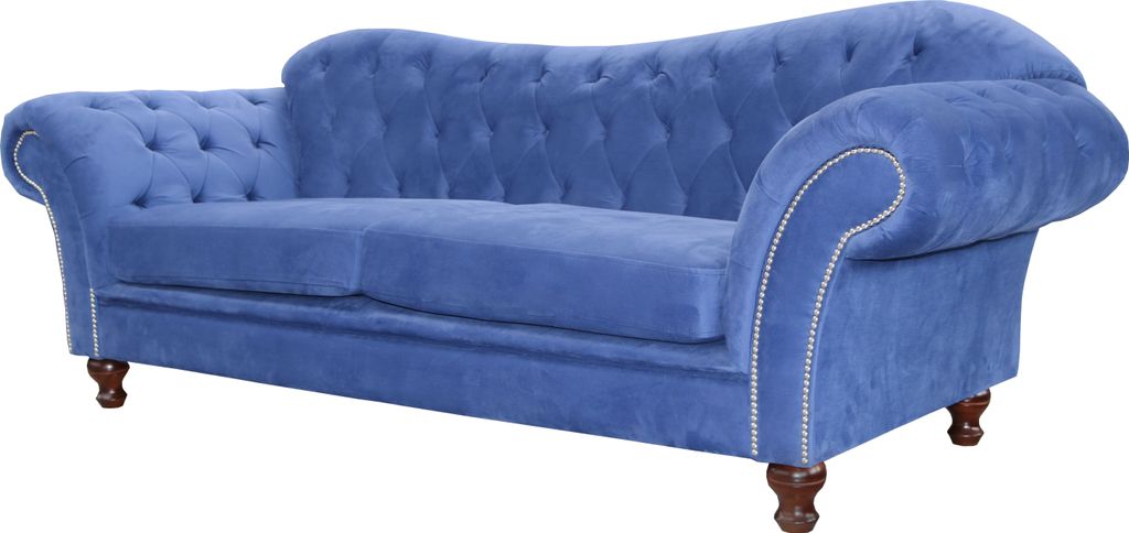 Samtsofa CHESTERFIELD PRIMADONNA 3-Sitzer