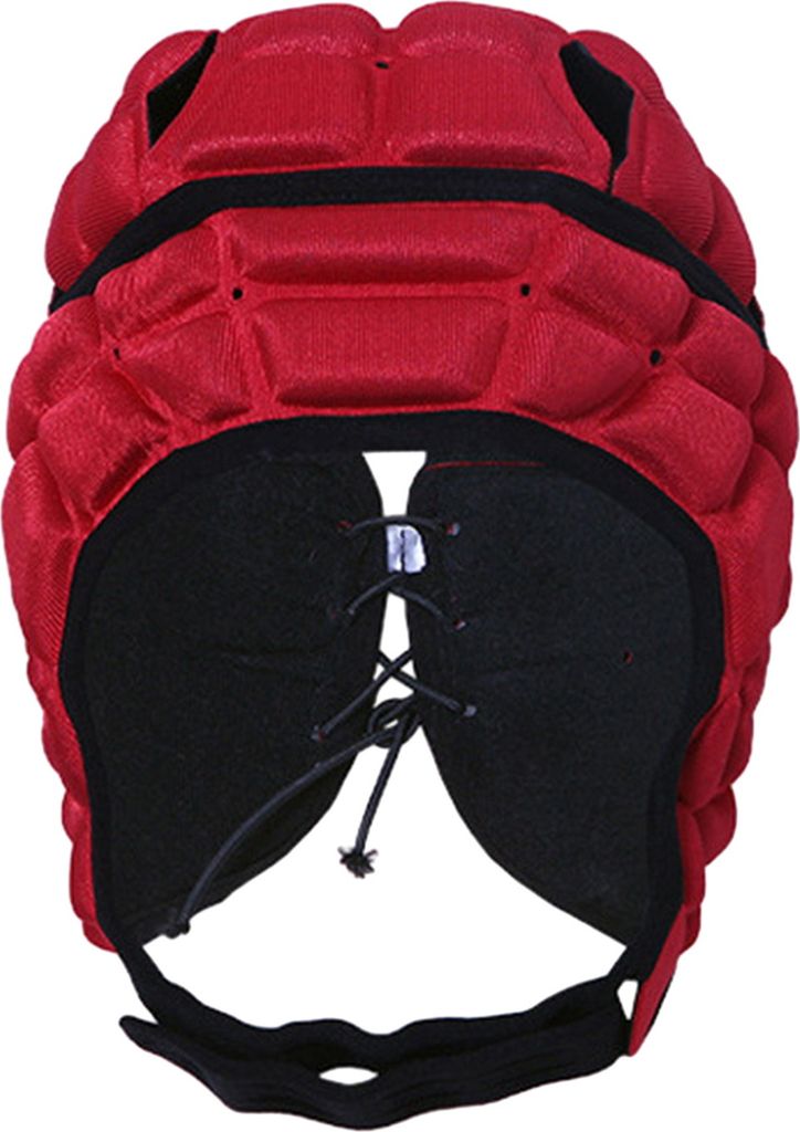 Rugby-Helm-Kopfschutz mit verstellbarem Riemen, ultraleicht, schlagfest, weicher Schutzhelm für Fußball und Ski für Kinder und Jugendliche