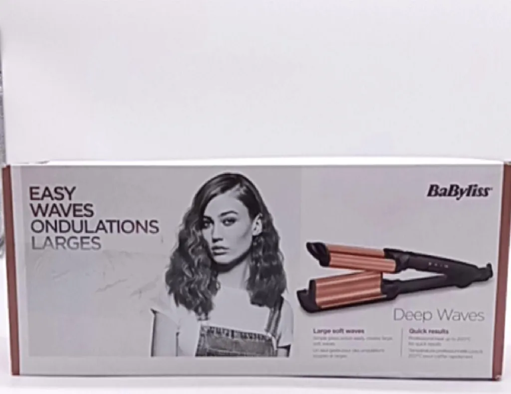 BaByliss W2447E Deep Waves : Fer à gaufrer professionnel haute précision - 24