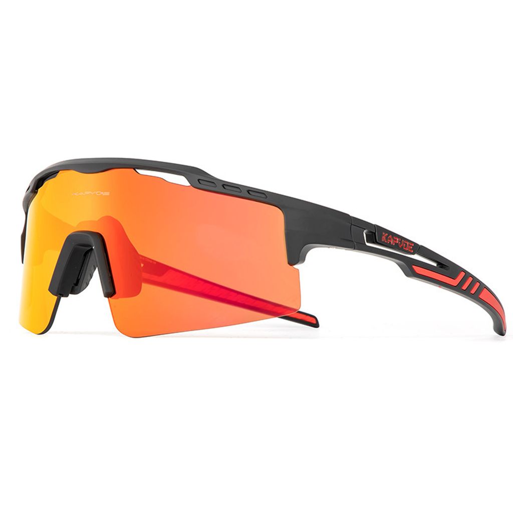 Fahrradbrille polarisiert und rutschfest – Sport-Sonnenbrille für Damen & Herren, winddicht, stoßfest, ideal für Radfahren & Outdoor-Aktivitäten