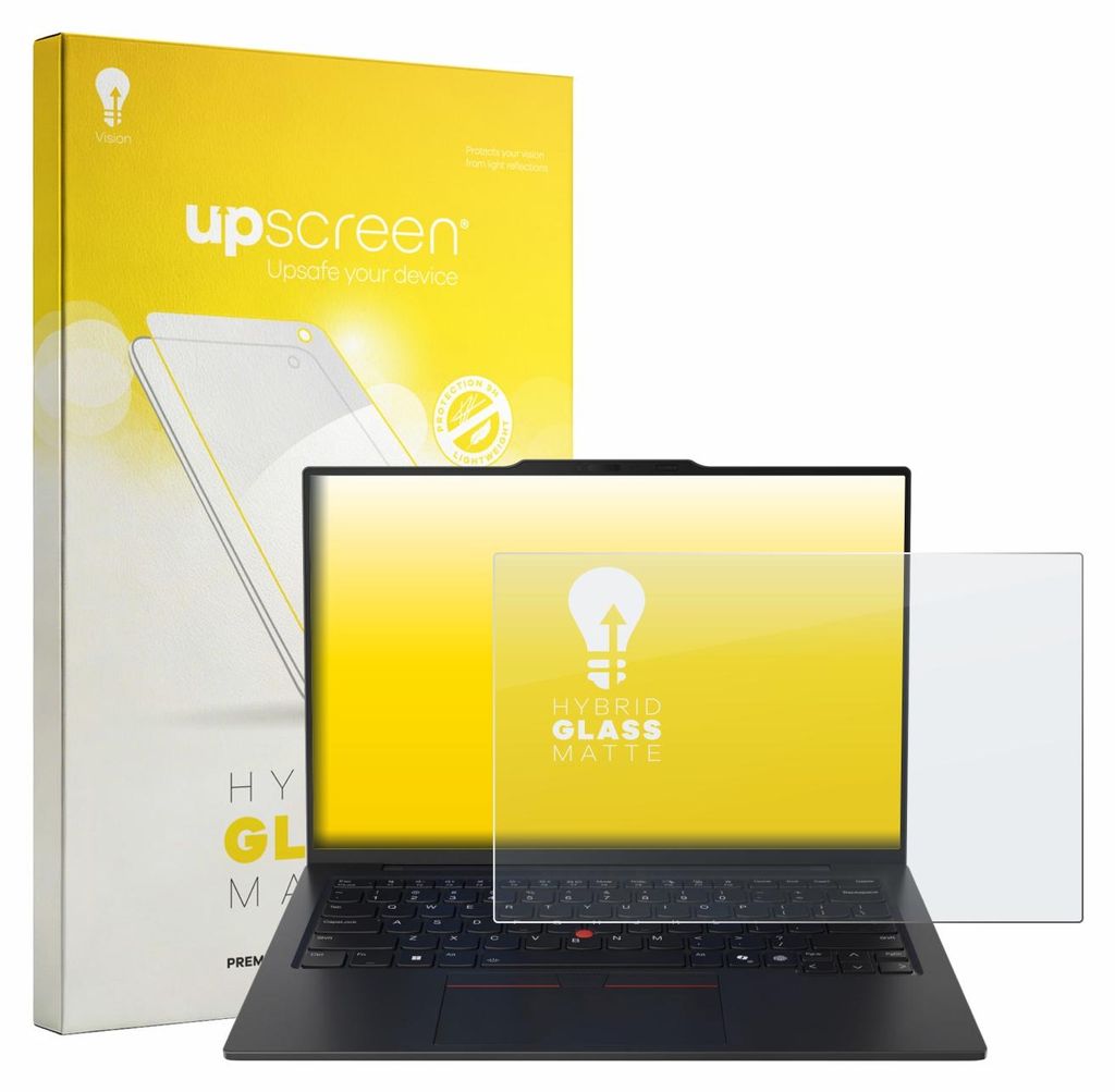 upscreen Entspiegelungs Schutzglas für Lenovo ThinkPad X1 Carbon Gen 13 14" Schutzfolie Panzer Folie Glas Display Schutz matt