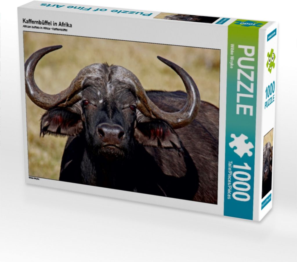 Calvendo Kaffernbüffel in Afrika 1000 Teile Puzzle quer 640x480mm, Woyke Wibke; 7289869