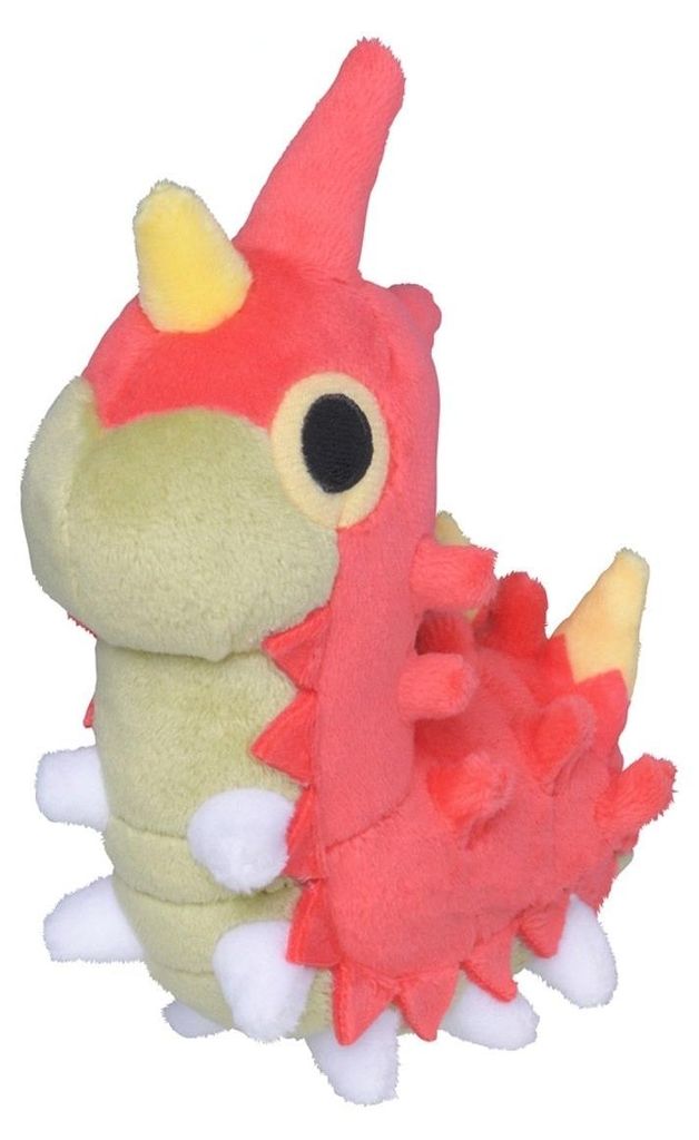 Pokemon Waumpel Kuscheltier - 14 cm Wurmple