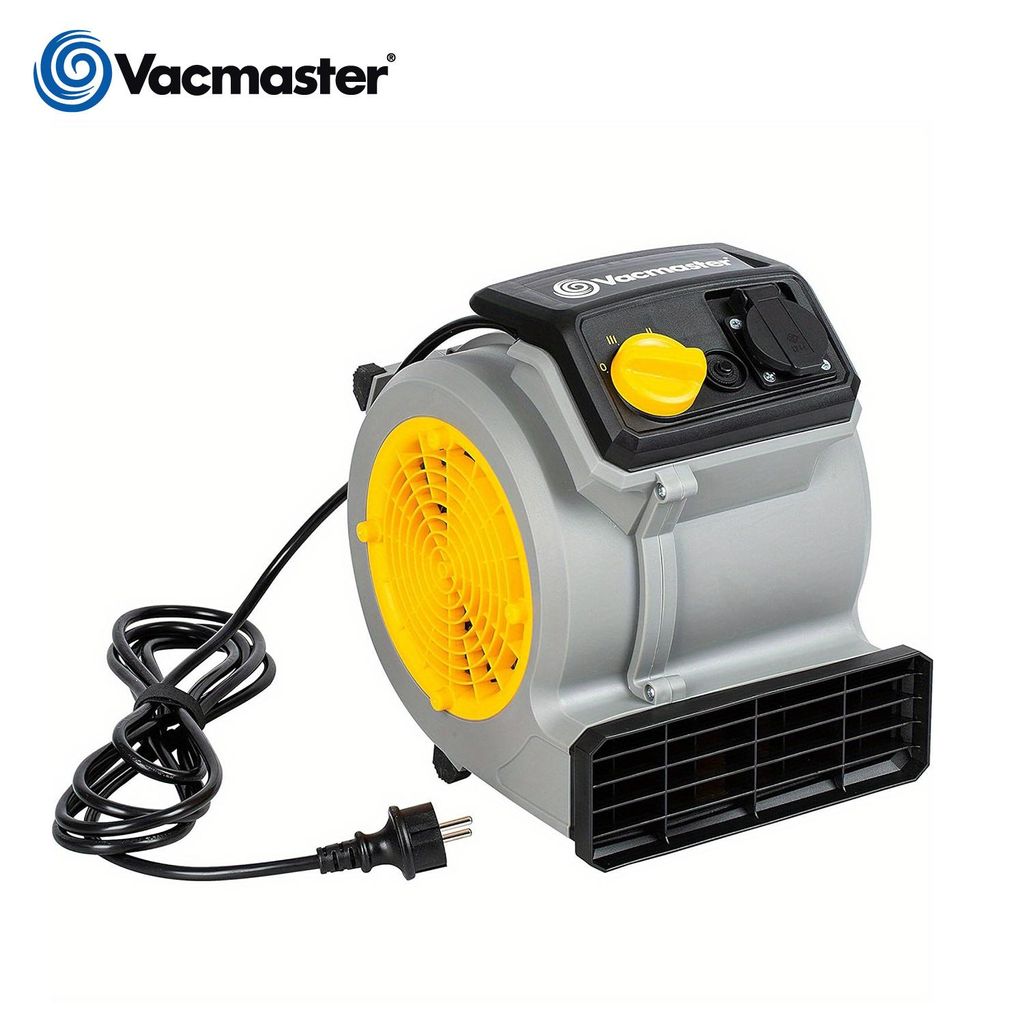 VacmasterAir Mover Gebläse 124 Watt mit 3 Geschwindigkeitsstufen Tischventilatoren Teppich-Trockner Ventilator Leise fur Kühlung, Lüftung