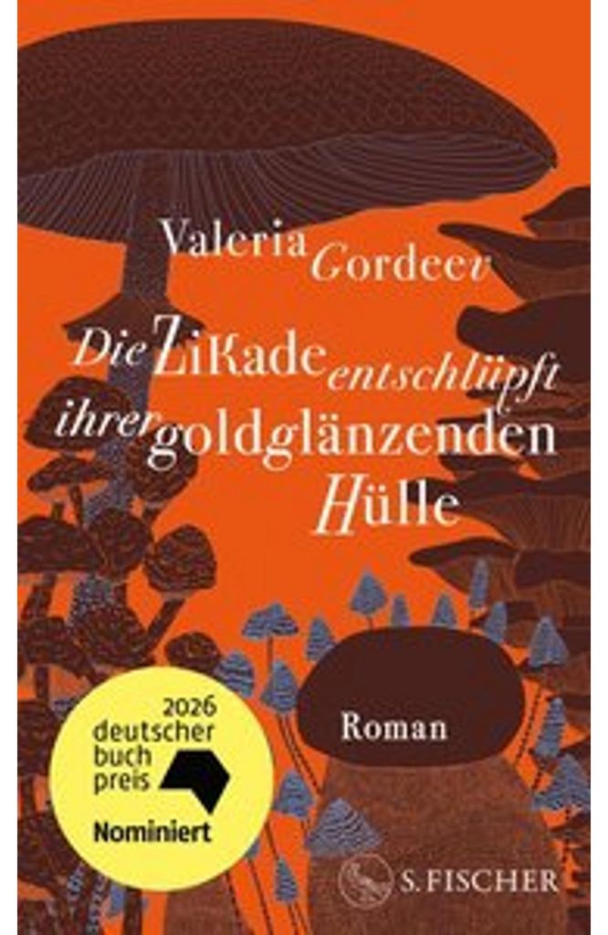 Die Zikade entschlüpft ihrer goldglänzenden Hülle Productafbeelding 