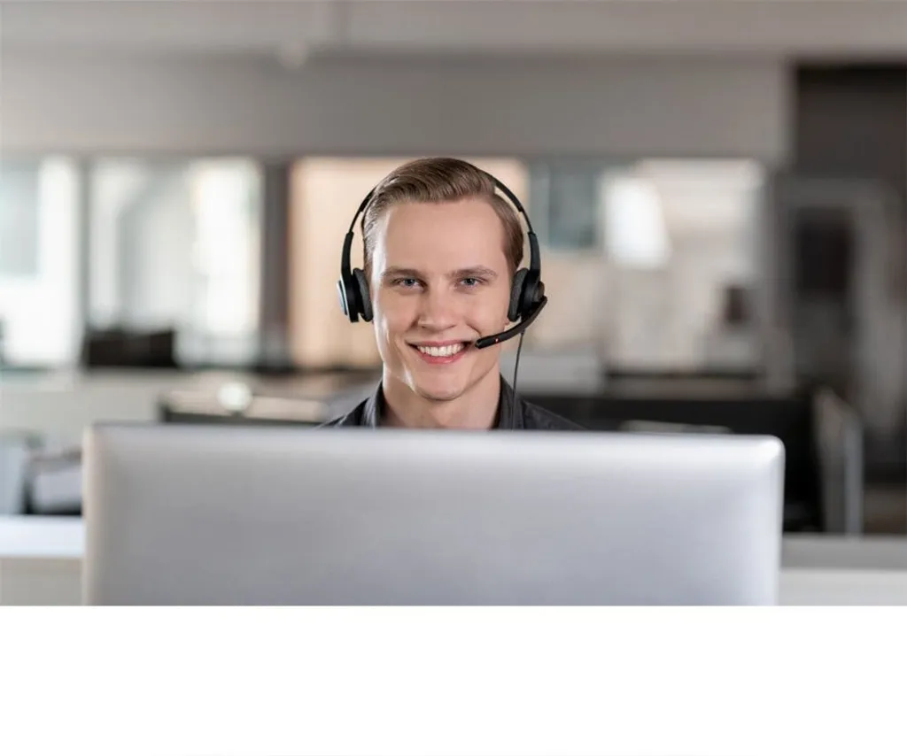 Casque micro pour visioconférence Axtel AXH-V28UCD USB Noir Pro PC - 7