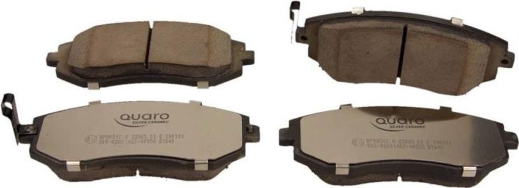 QUARO Bremsbeläge Satz Vorne Bremsklötze für SUBARU FORESTER (SH) QP8054C