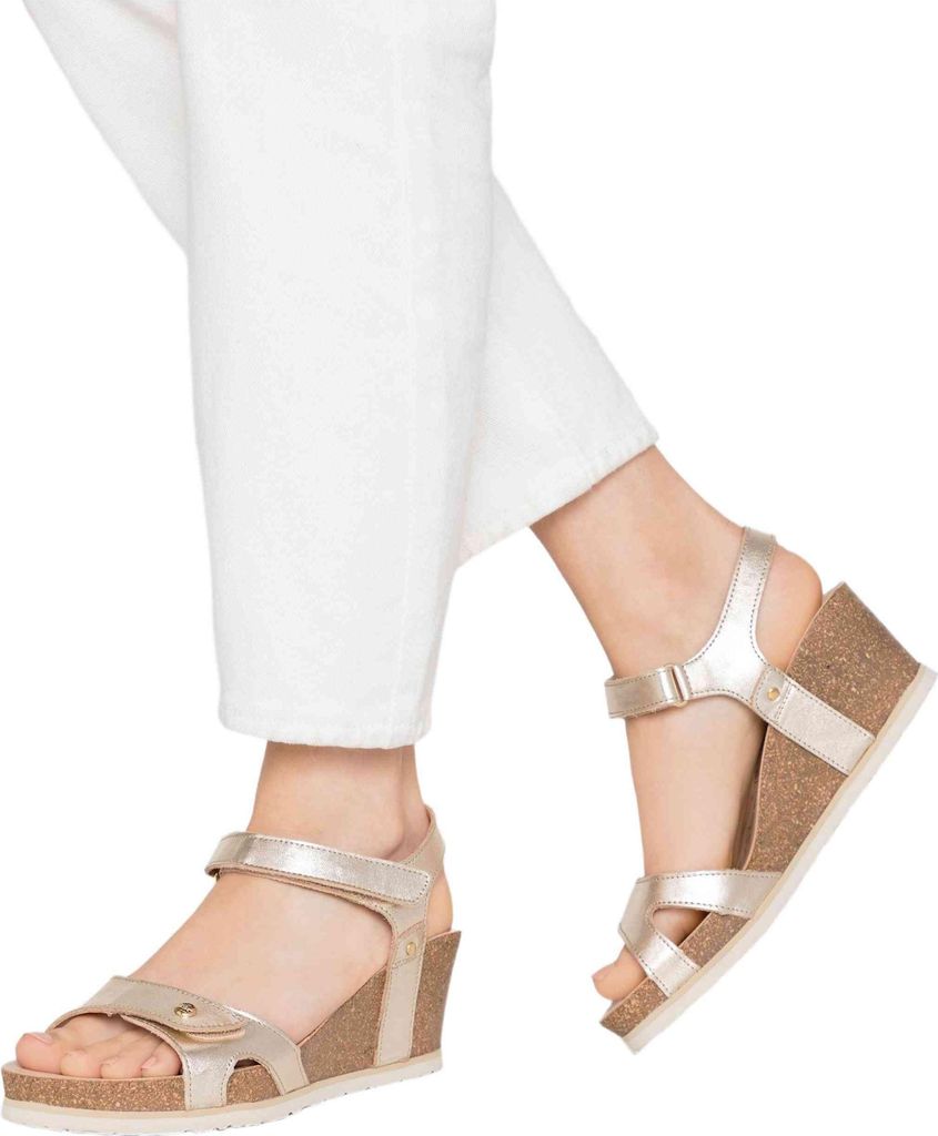 Panama Jack  Damenschuhe Sandalen Gold Freizeit Productafbeelding 