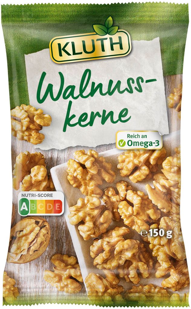 Kluth Walnusskerne 150g naturbelassen knackig und Produktbild 