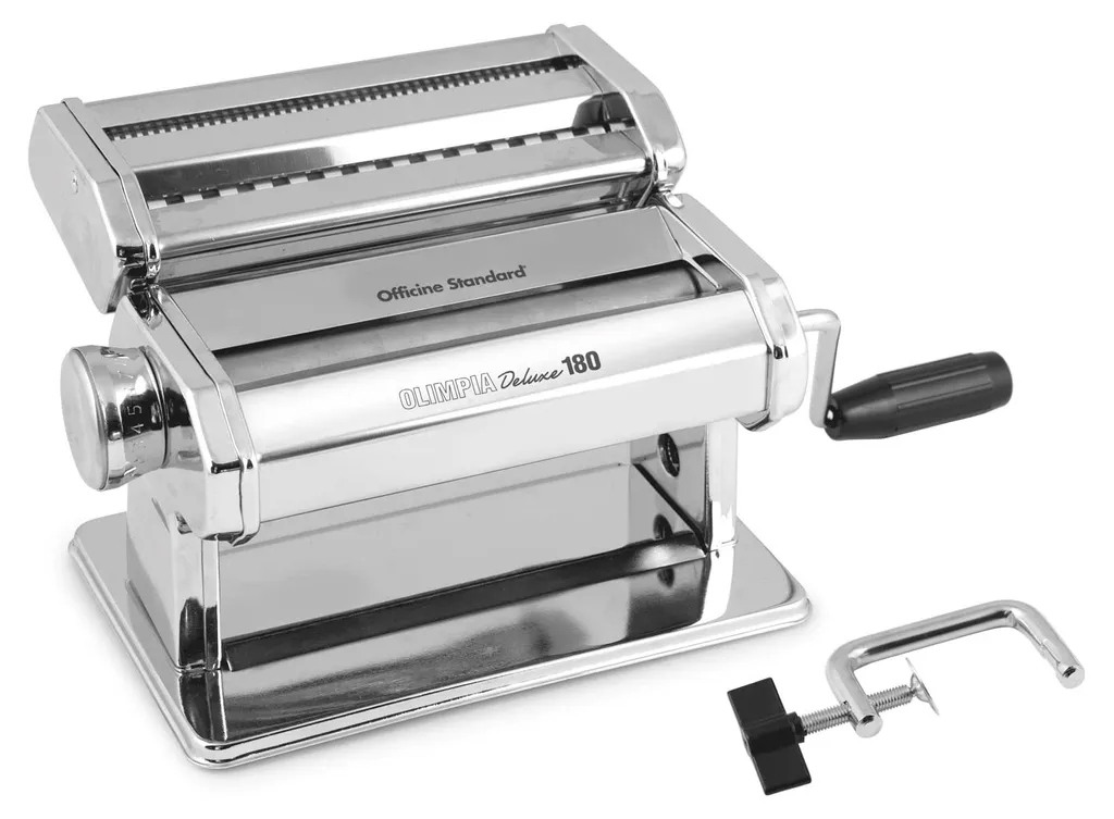 Faire ses pâtes fraîches maison - Machine manuelle 180 mm en inox
