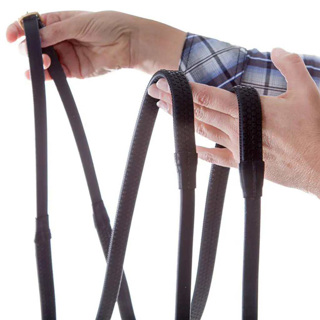 Rênes de filet en caoutchouc Horseware Micklem pour cheval