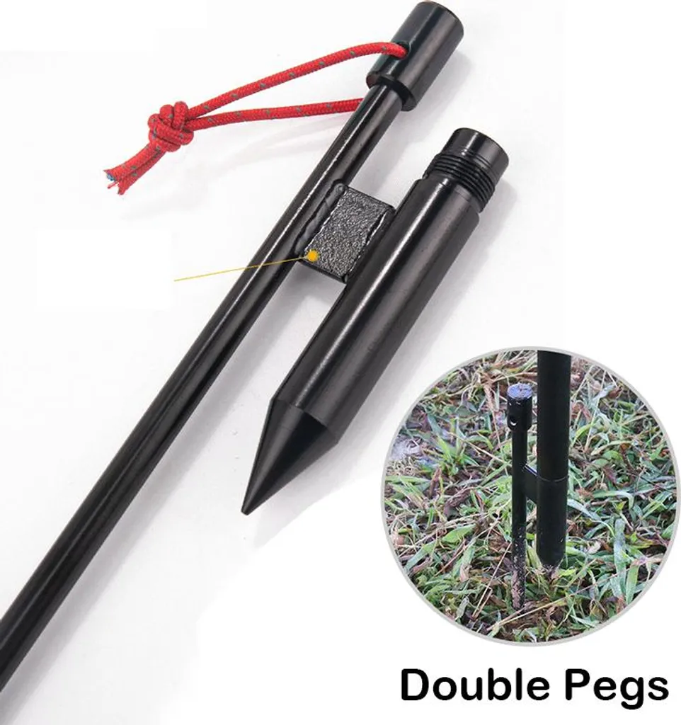 Barre de support de lanterne ajustable et légère en alliage robuste - 4