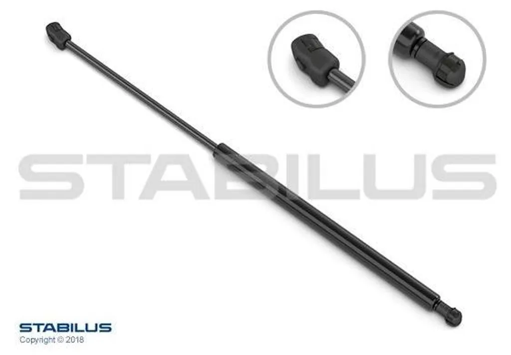 Vérin de hayon STABILUS LIFT-O-MAT 126672 pour FORD USA PROBE II 508mm