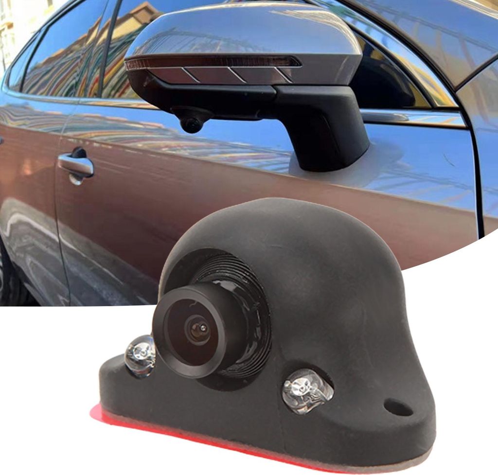 12V Auto-Seitenansicht-Kamera, 90° HD-Nachtsicht, IP68, wasserdicht, toter Winkel, für LKW, Bus, Wohnmobil, Wohnwagen, Anhänger