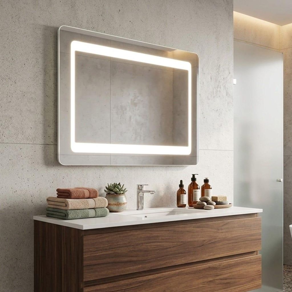 LED Spiegel mit Hintergrundbeleuchtungcm 60x 80 reversibel
