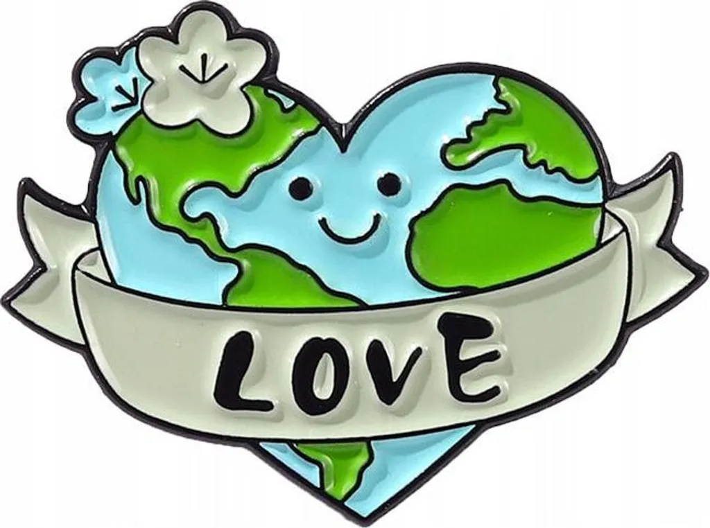 PINETTI Spilla a Cuore LOVE EKO: Accessorio Ecologico Made in Italy