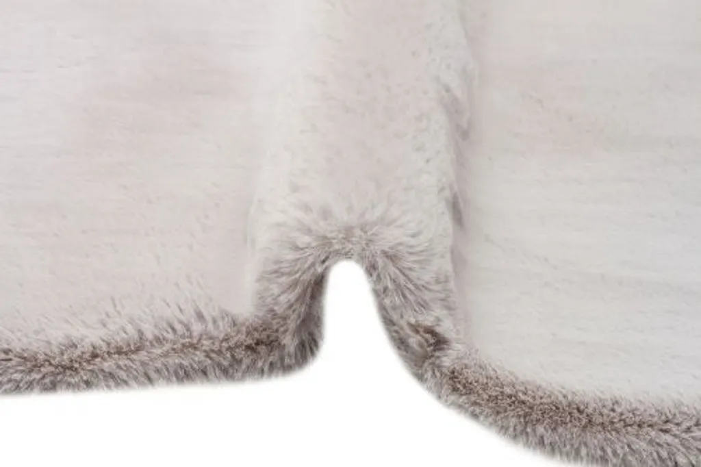Tapis Shaggy Mollis Argent 110x160 cm : Anti-Poussière et Facile à Laver