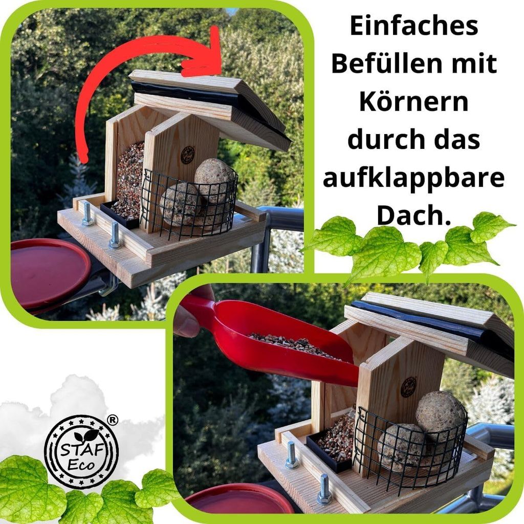 STAFECO Vogelhäuser Vogelfutterhaus für Kaufland.de